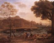 克劳德洛朗 - Harbour Scene with Grieving Heliades
